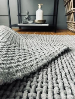 Bademåtte XL Grå 60x120cm