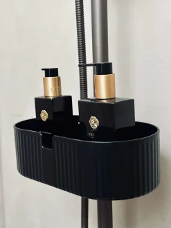 Badeværelseshylde - Sort