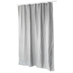 Badeværelsessæt: Badeforhæng & bademåtte / Grå