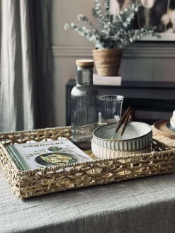 Bakke med kant i vandhyacint 32cm