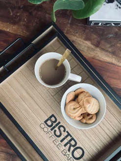 Bakkesæt i træ - Sæt af 2 stk.