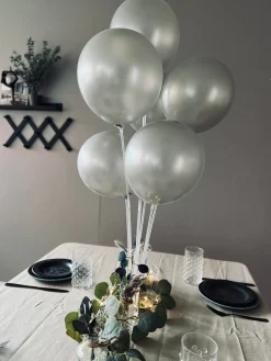 Balloner - Sølv 18 stk