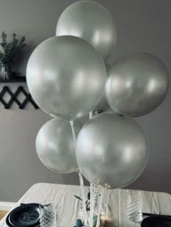 Balloner - Sølv 18 stk