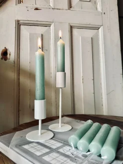 Bedelys duset grøn – 6 stk