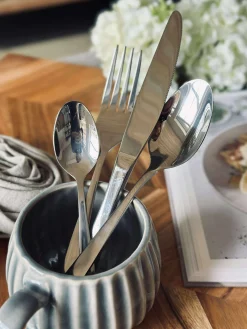 Bestik 16 dele i æske - Steel