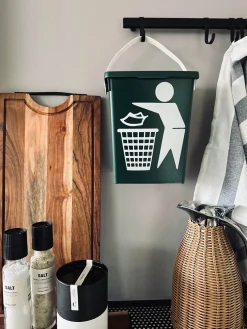 BIO Spand med låg - Grøn