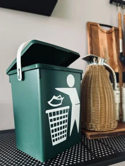 BIO Spand med låg - Grøn