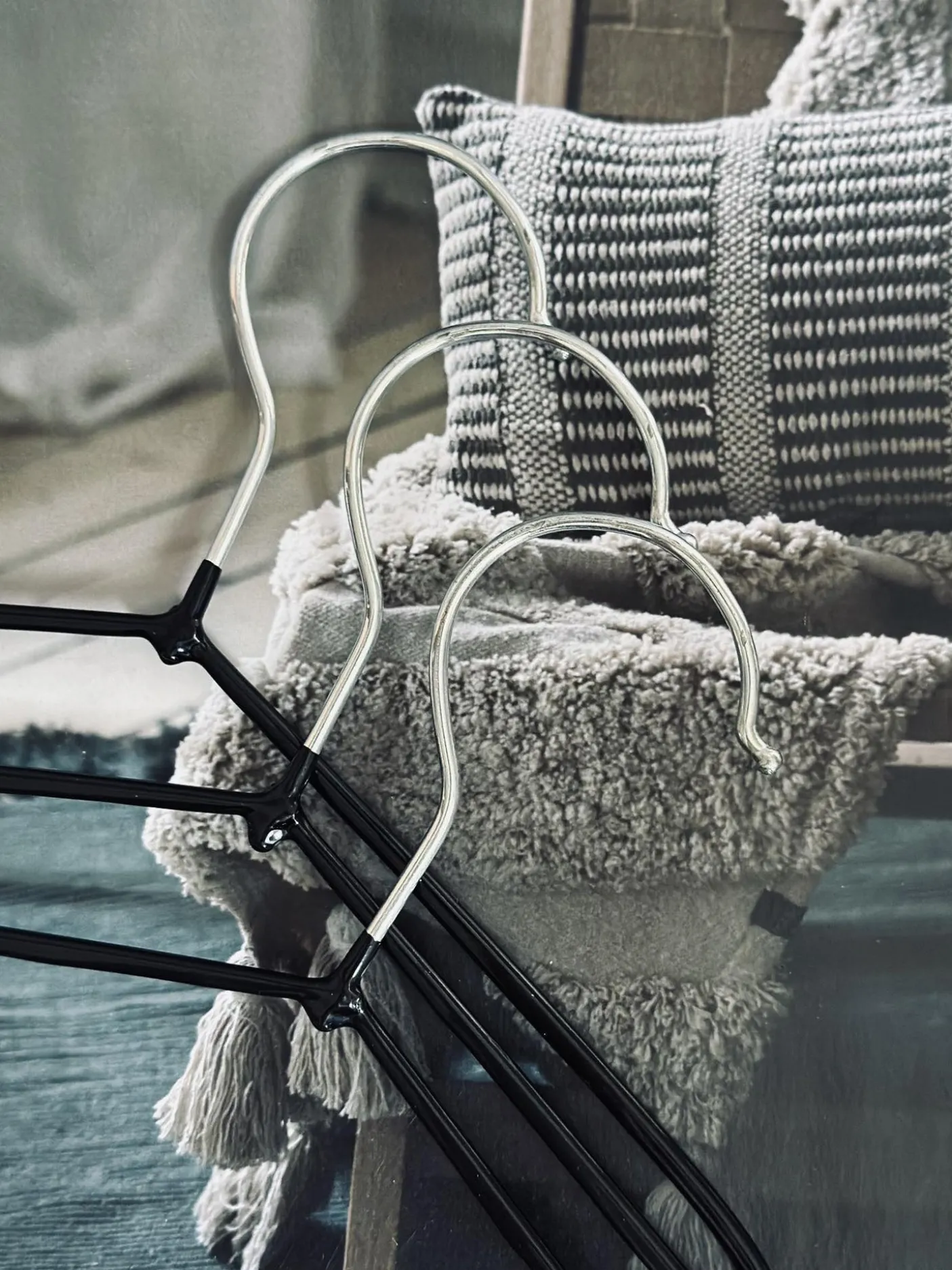 Bøjler - Sæt af 3 stk / Sort