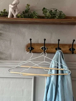 Bøjler Sæt med 3 stk - Metal og træ