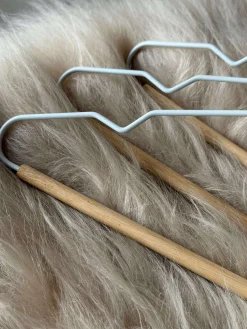 Bøjler Sæt med 3 stk - Metal og træ