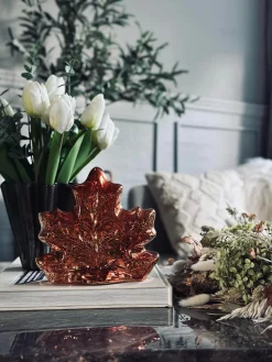 Blad med led lys og timer - Flere farver