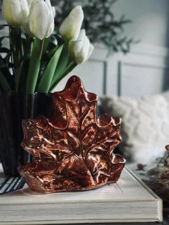 Blad med led lys og timer - Flere farver