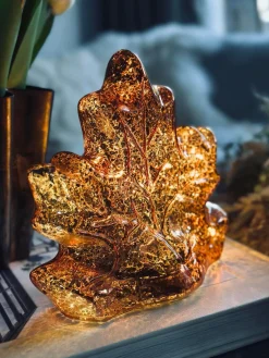 Blad med led lys og timer - Flere farver