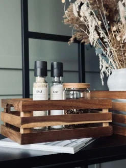 Æblekasser Akacia - Sæt af 2 stk.