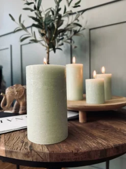 Bloklys – Rustik Grøn