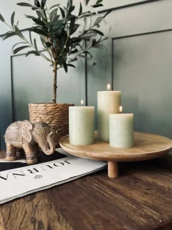 Bloklys – Rustik Grøn