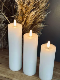 Bloklys Hvid - Flere størrelser