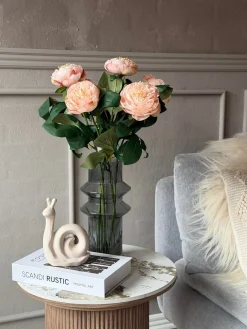 Blomst Pæon - Sart rosa 70cm