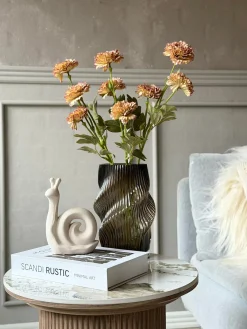 Blomst stilk 70 cm - Brændte farver