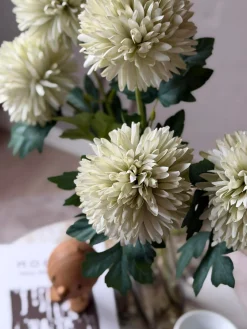 Blomst stilk 53 cm - Hvid