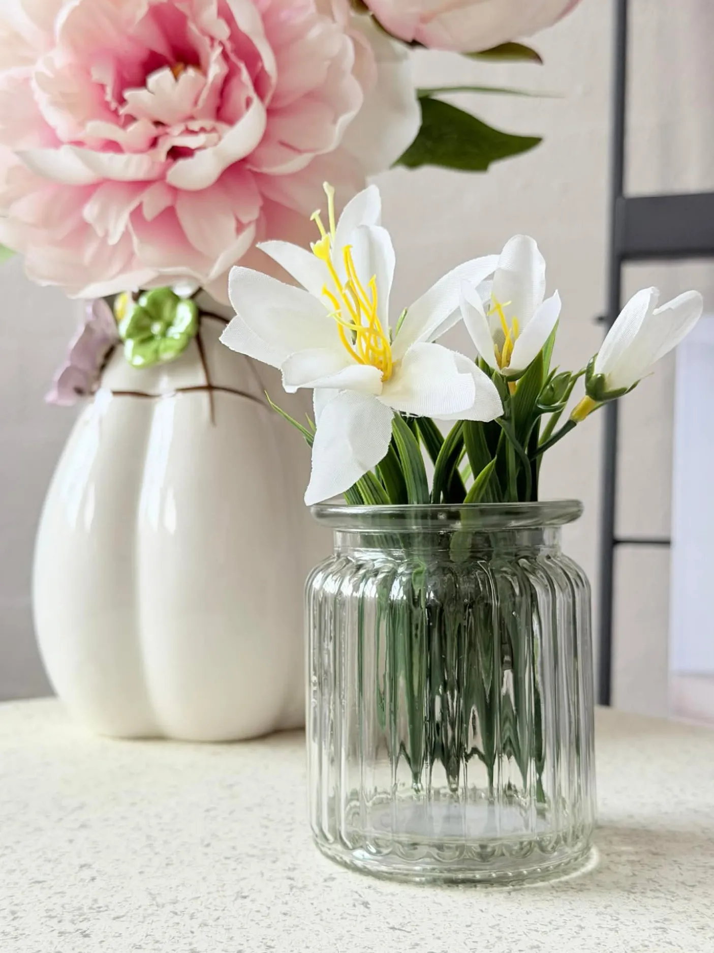 Blomster i vase - Flere farver