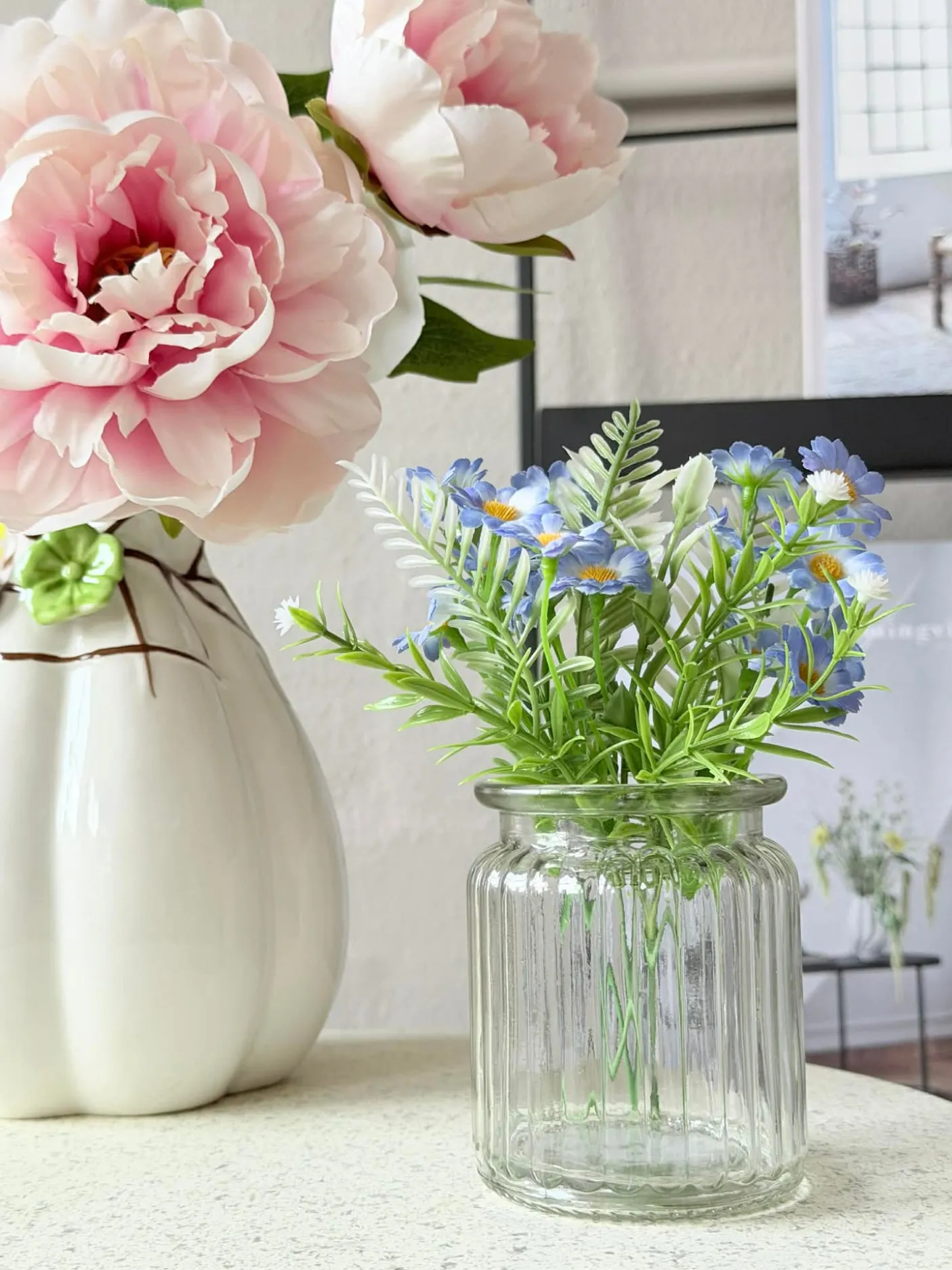 Blomster i vase - Flere farver