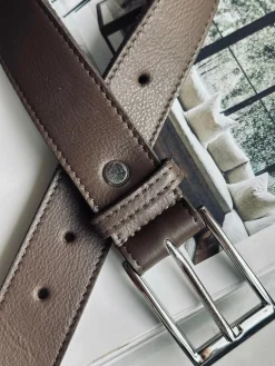 Bælte 3,5 cm - Dark taupe