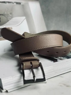 Bælte 3,5 cm - Dusty taupe