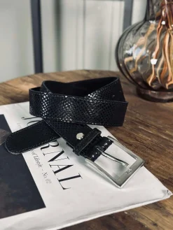 Bælte Alba - Black Croco