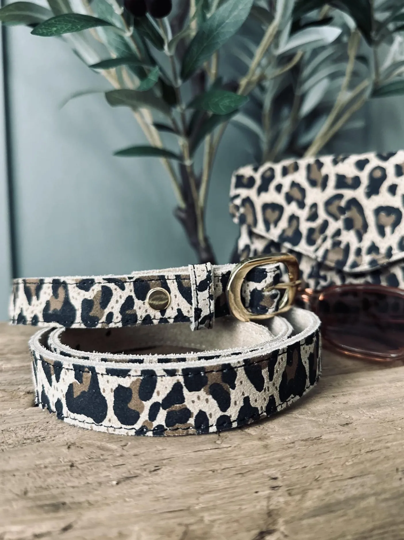 Bælte Aura Leopard – 85 cm