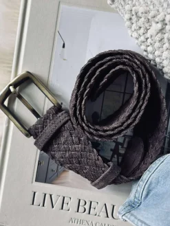 Bælte Ruskind - Chocolate