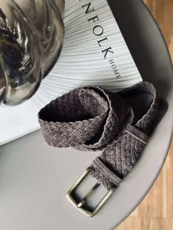 Bælte Ruskind - Chocolate