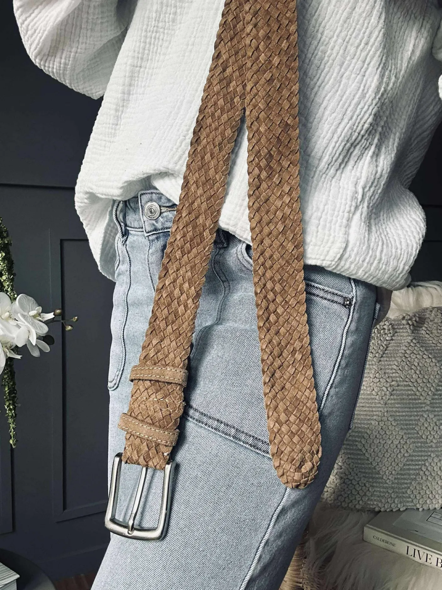 Bælte Ruskind - Mud