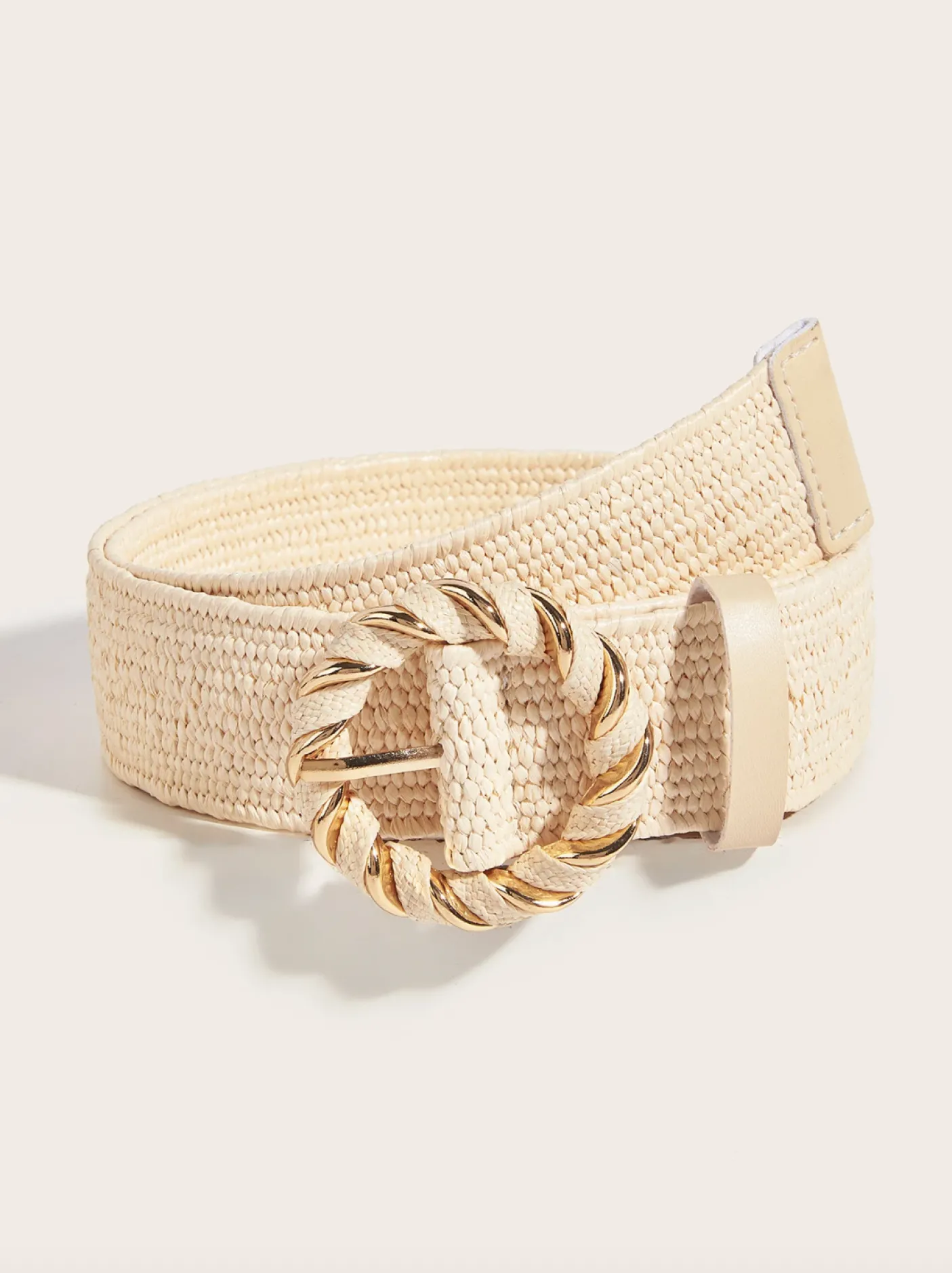 Bælte Sofia - Beige / Guld