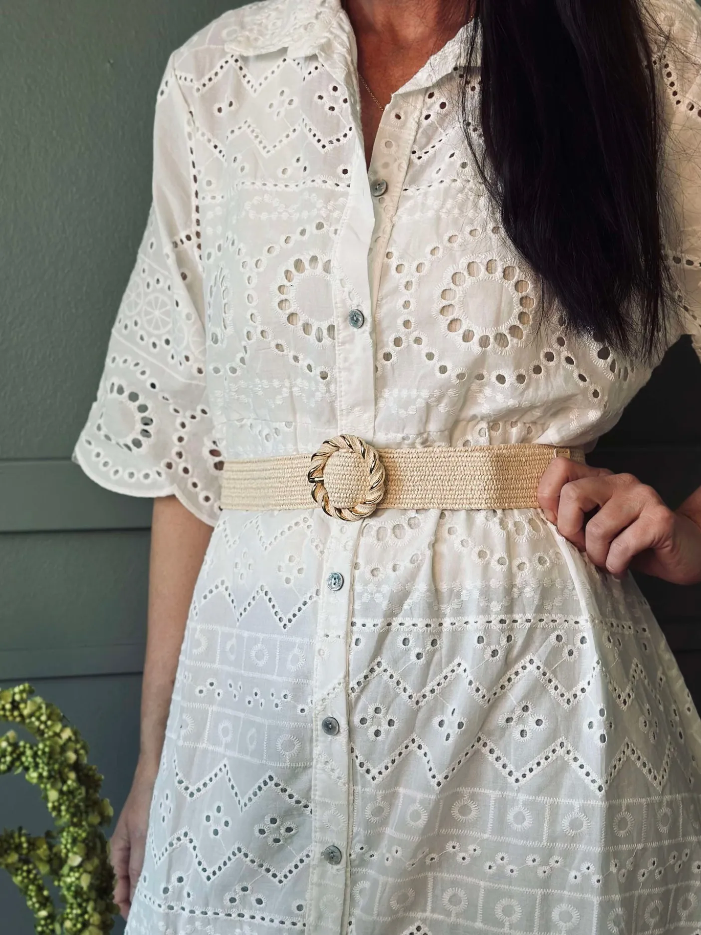 Bælte Sofia - Beige / Guld