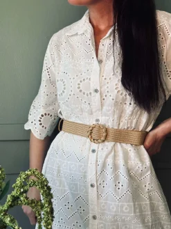 Bælte Sofia - Camel / Guld