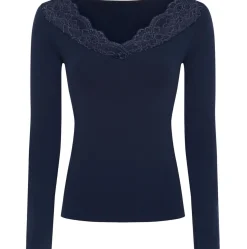 Bluse Belen Navy - Mikrofiber