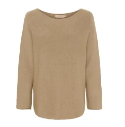 Bluse Dagmar super blød kvalitet – Lys camel