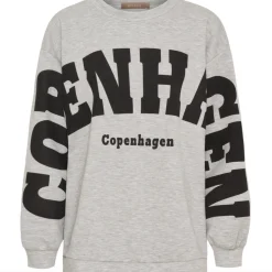 Bluse Hibiscus - Grå / Sort