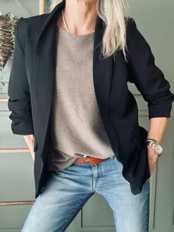 Bluse Sia Taupe – Oversize