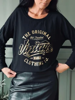 Bluse Vintage - Black