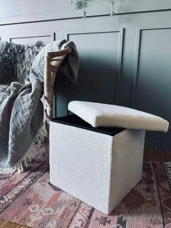 Boks med låg - Hvid