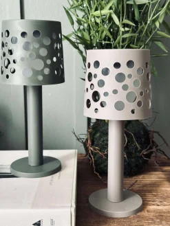 Bordlampe med solceller - Lys beige