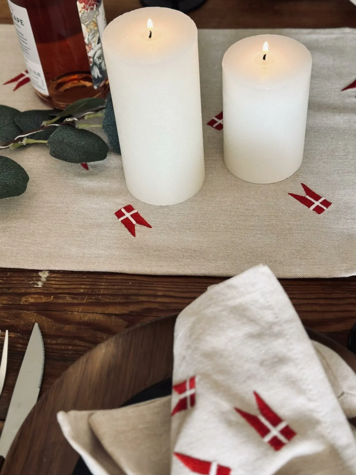 Bordløber med flag – Flere størrelser