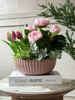 Bowl i beton look - Rosa