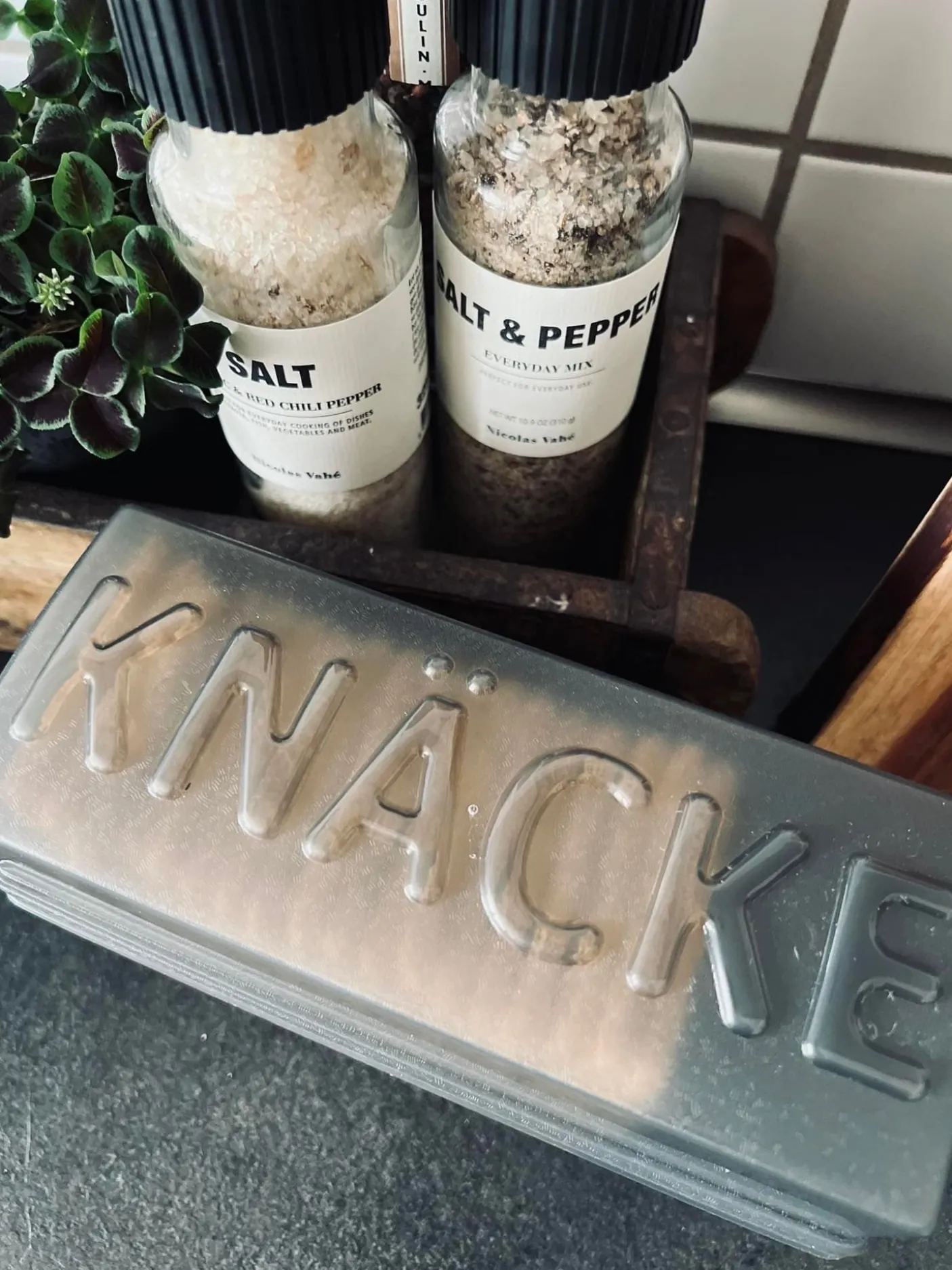 Box til knækbrød - Grå