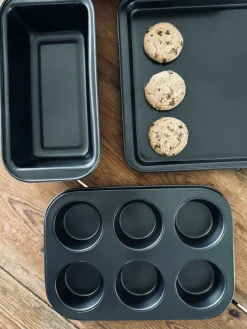 Bradepander og forme – Sæt af 4 stk Non Stick