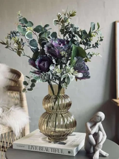 Buket - Grøn / Lilla