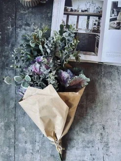 Buket - Grøn / Lilla