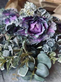 Buket - Grøn / Lilla